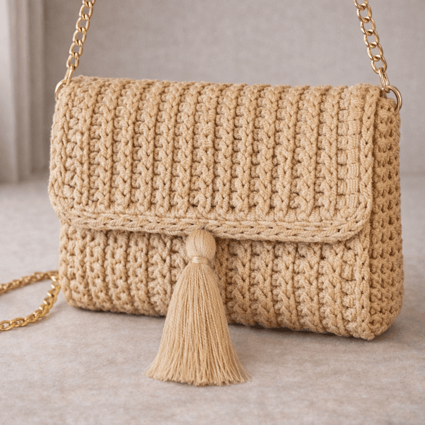 Exclusive crochet clutch