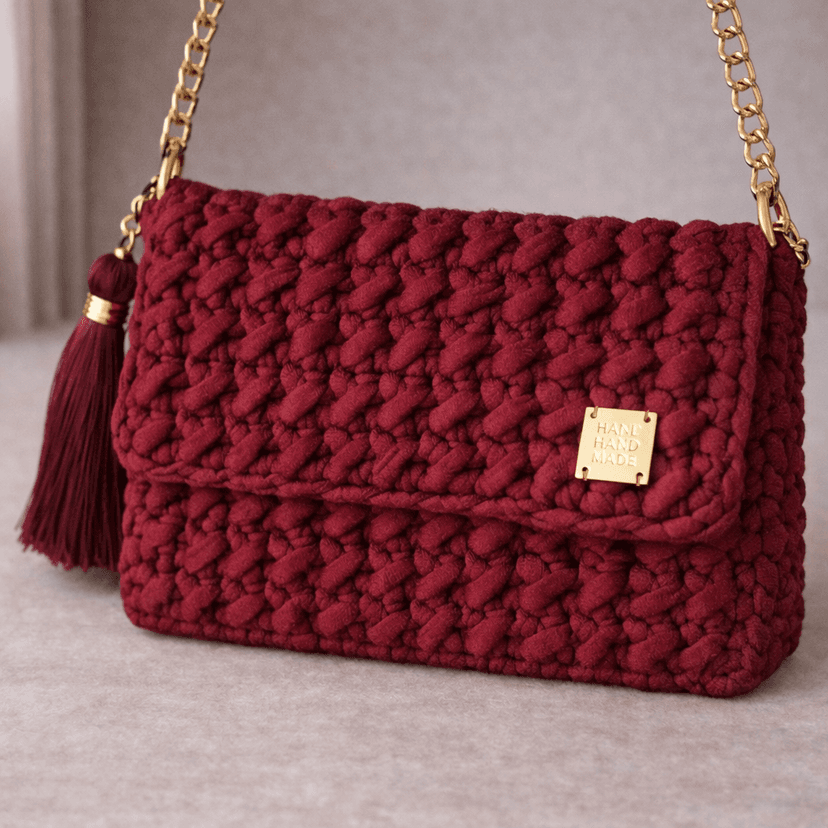 Exclusive crochet clutch