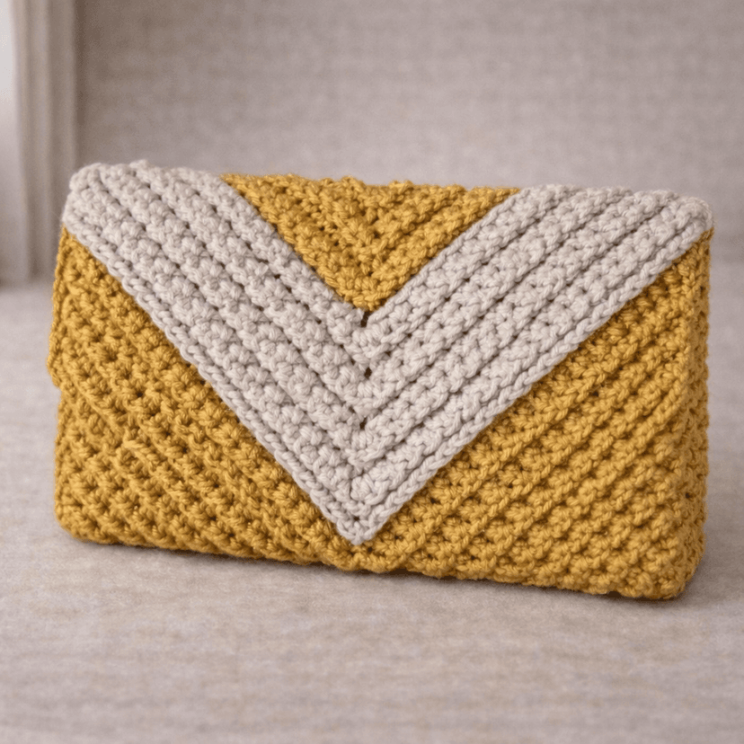 Exclusive crochet clutch