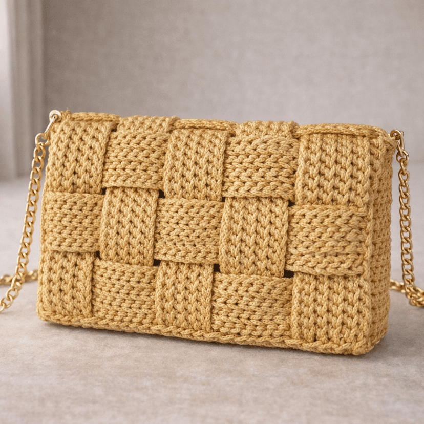 Exclusive crochet clutch