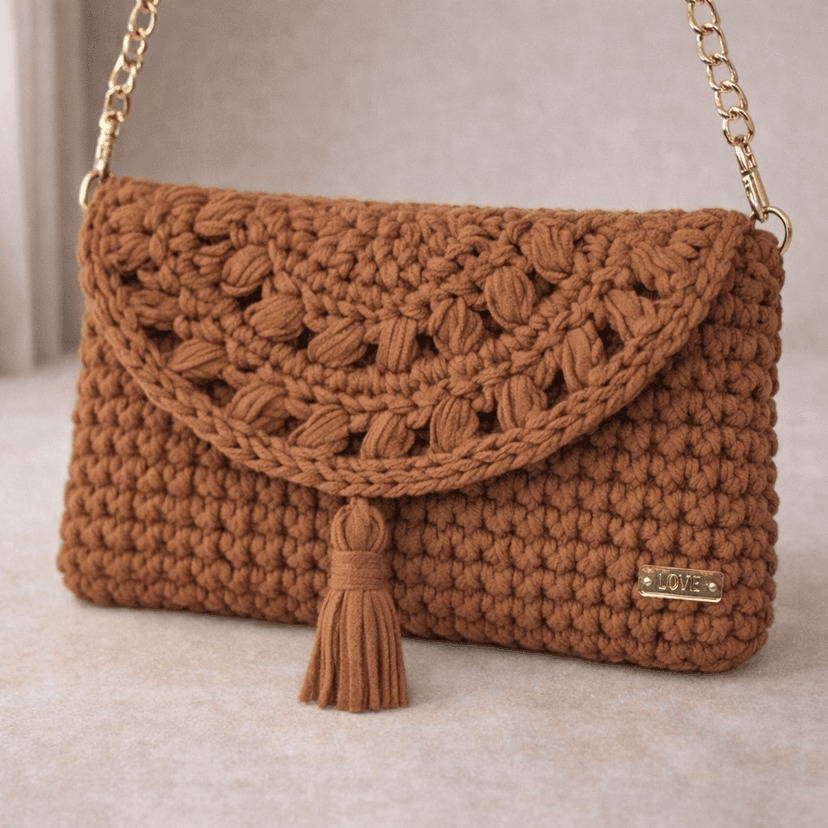 Exclusive crochet clutch