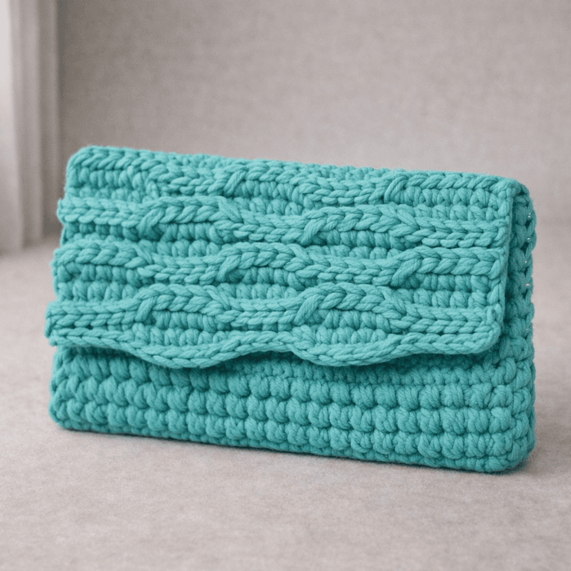 Exclusive crochet clutch